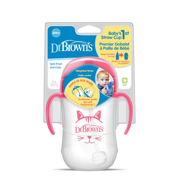 Product image of pink Baby's First Straw Cup