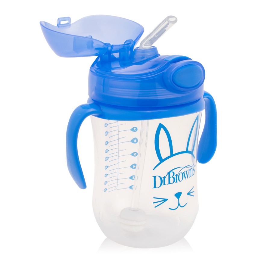TC91012_Product_3Q_Babys_1st_Straw_Cup_Blue_Bunny Product image of blue Baby's First Straw Cup