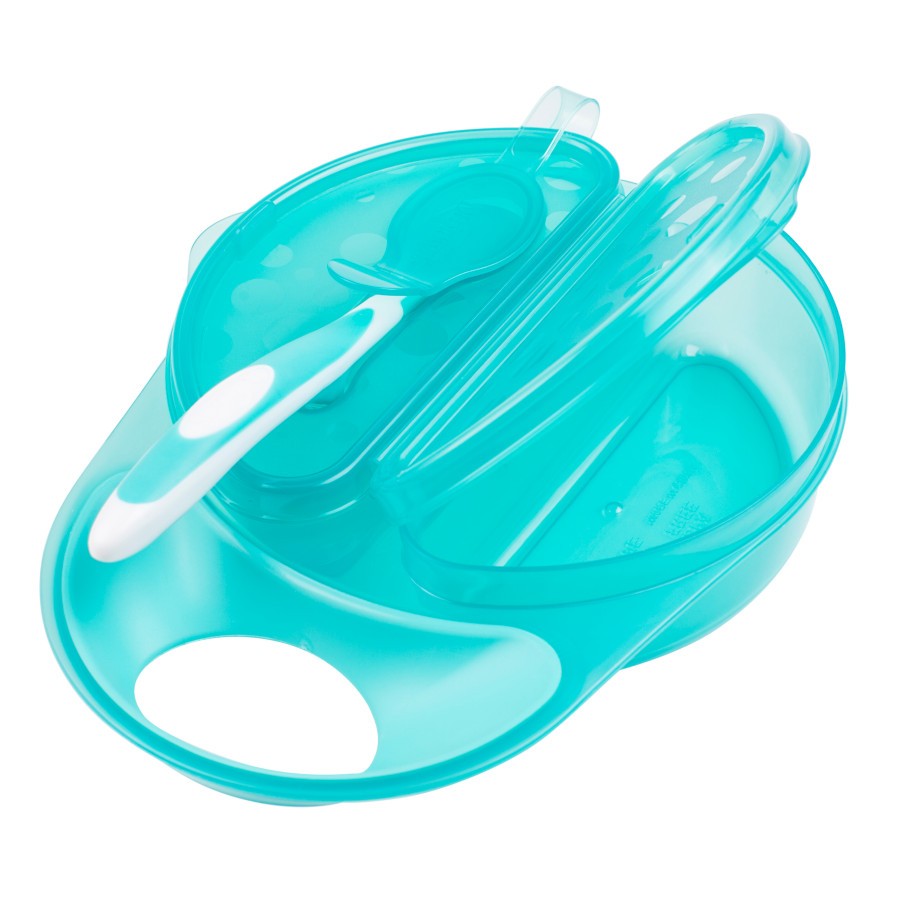 TF010_Product_3Q_Bowl_and_Spoon_Turquoise_Lid_Open